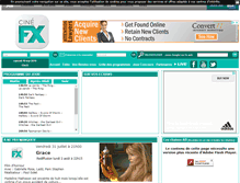 Tablet Screenshot of cinefx.net